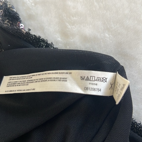 FREE PEOPLE INTIMACY MOODY FLORAL COMBO SEQUENCE MINI DRESS SIZE MEDIUM! GUC - Picture 11 of 11